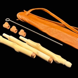 Moroccan 3 Piece Handmade Rosewood Pipe Deluxe Pack