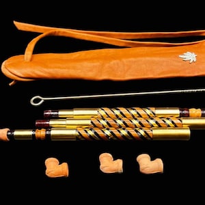 Elegant Moroccan 3 piece Pipe 19 inches long