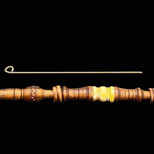 Traditional Moroccan Wood and Bone Pipe