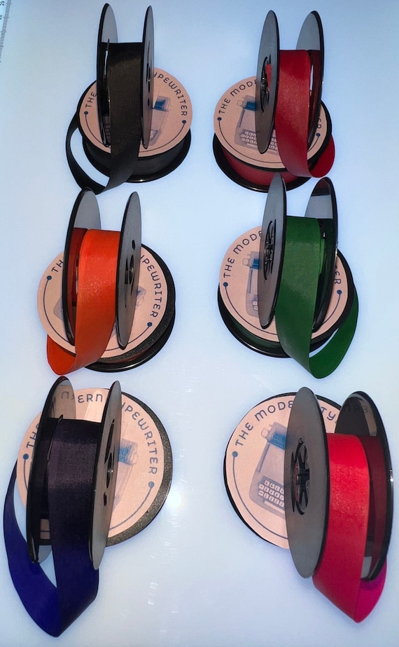 Universal Typewriter Ribbon With 2 Inch Spool and Expanding Center Core to  Fit Almost ANY Spindle. 30 Colors Available on 1/2 Inch Ribbon. 