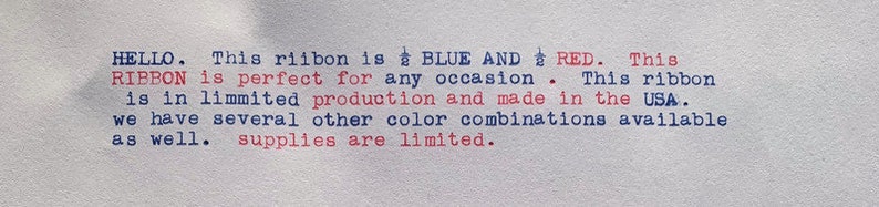 New Typewriter ribbon for We Are Memory Keepers Typewriters 31 color styles available image 2