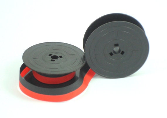 Silver Reed 8550 Typewriter Ribbon Red and Black Ink