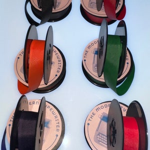 New Typewriter ribbon for Maplefield Typewriters 31 color styles available