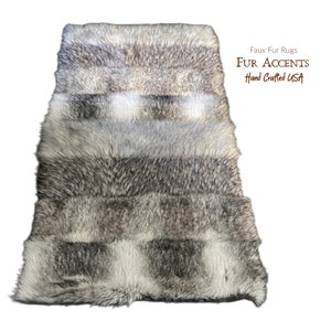 Fur Accents Exclusive,Pieced Fur,Luxurious Faux Fur Fabric,Exotic Animal Pelt,Bedding,Baby Photography Prop,Craft, Sewing,Fashion,Supplies