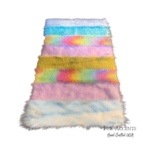 Fur Accents Exclusive,Pieced Fur,Luxurious Faux Fur Fabric,Exotic Animal Pelt,Bedding,Baby Photography Prop,Craft, Sewing,Fashion,Supplies