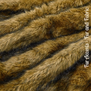 Faux Fur Light Tan Brown Coyote - Fabric - Shag, Crafts, Sewing, Baby & Pet  Photo Props