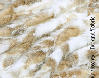 Faux Fur Platinum and Ivory Tone Tibetan Fox - New Desert Fox Fur - Fabric - Shag, Crafts, Sewing, Baby & Pet  Photo Props