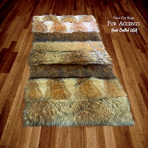 Fur Accents Exclusive,Pieced Fur,Luxurious Faux Fur Fabric,Exotic Animal Pelt,Bedding,Baby Photography Prop,Craft, Sewing,Fashion,Supplies