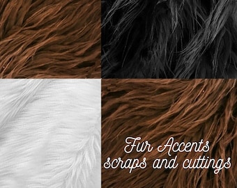 Faux Fur Scraps, Assorted Colors, Costume & Craft Supplies