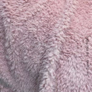 Hot Pink Sparkle Faux Fur 60” Wide