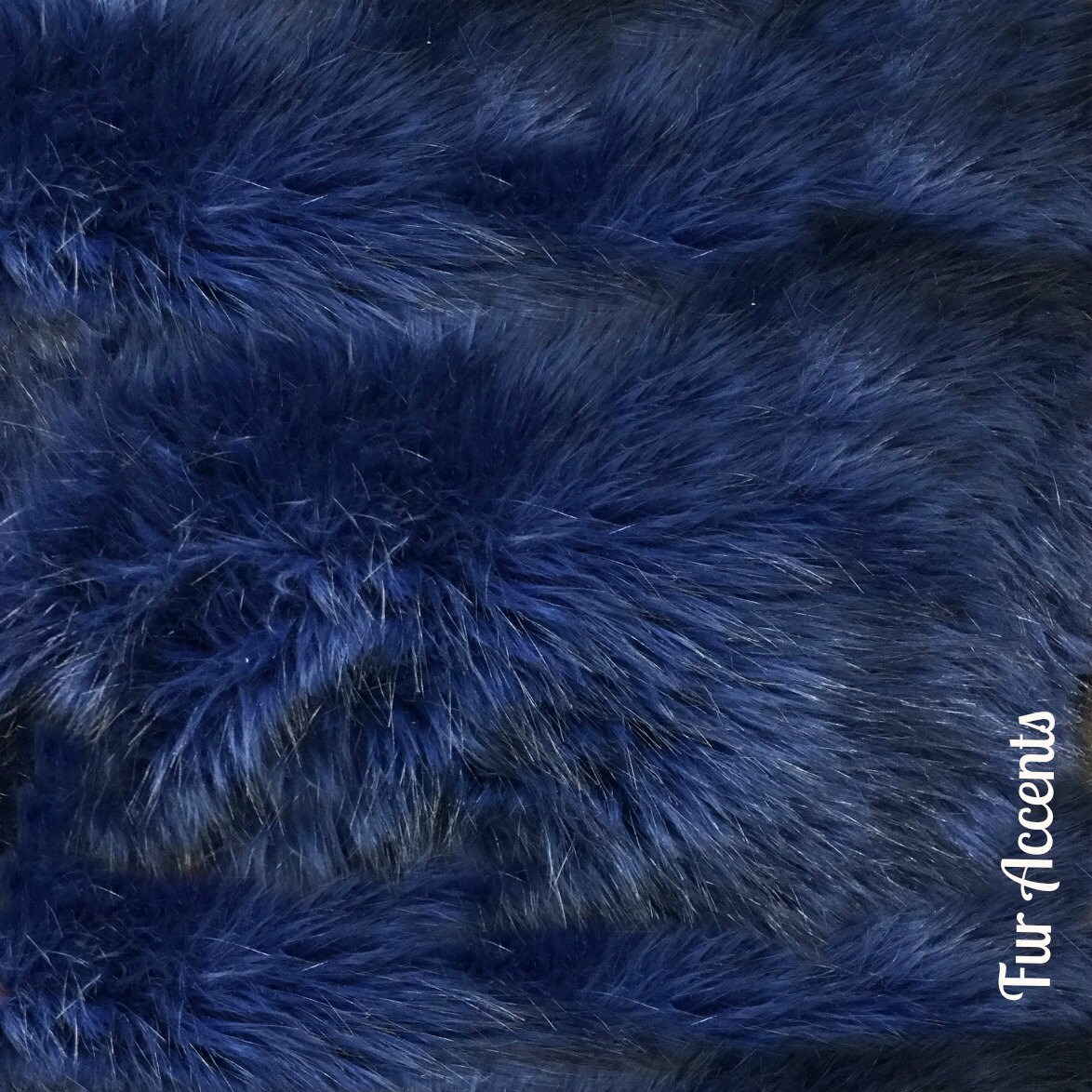 Faux Fur Fabric Thick Plush Jewel Toned Cobalt Blue Shaggy Fun | Etsy
