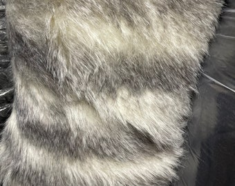 CLOSE OUT, 5 Yard Pcs. Faux Fur Reg 59.99 Per Yard, Spotted Multi Color Contempo Shag, Make Rugs, Pillows, Throw Blankets, Bedspreads, Bears