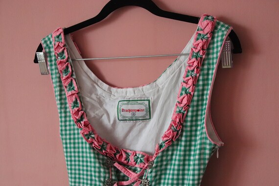 Vintage Trachten Cotton, Dirndl dress Austrian Co… - image 5