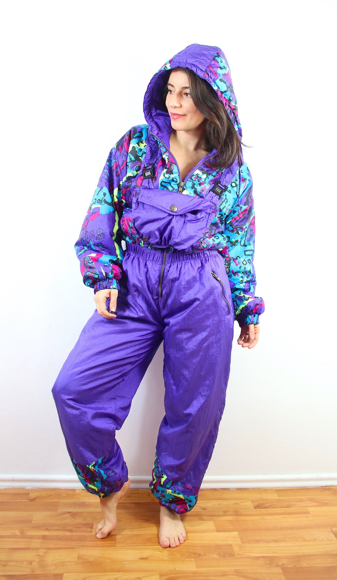 Vintage Ski Suit Ski Costume. Winter Sportsewrar Activewear. Etsy