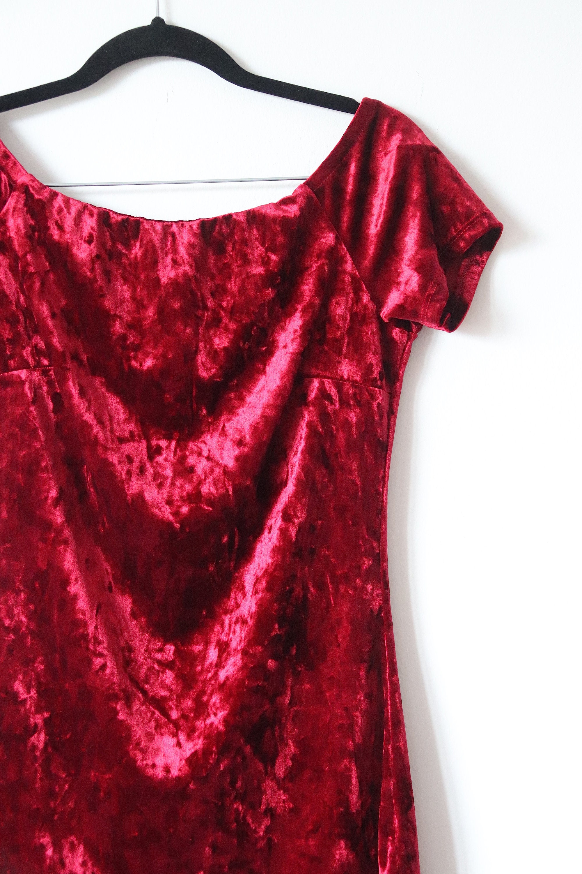Vintage Scarlet Velvet Dress. Crushed Velvet Red Mini Dress. Little Red  Dress. Velvet Dress. Casual Dress. Dramatic Theatre Dress. H - Etsy
