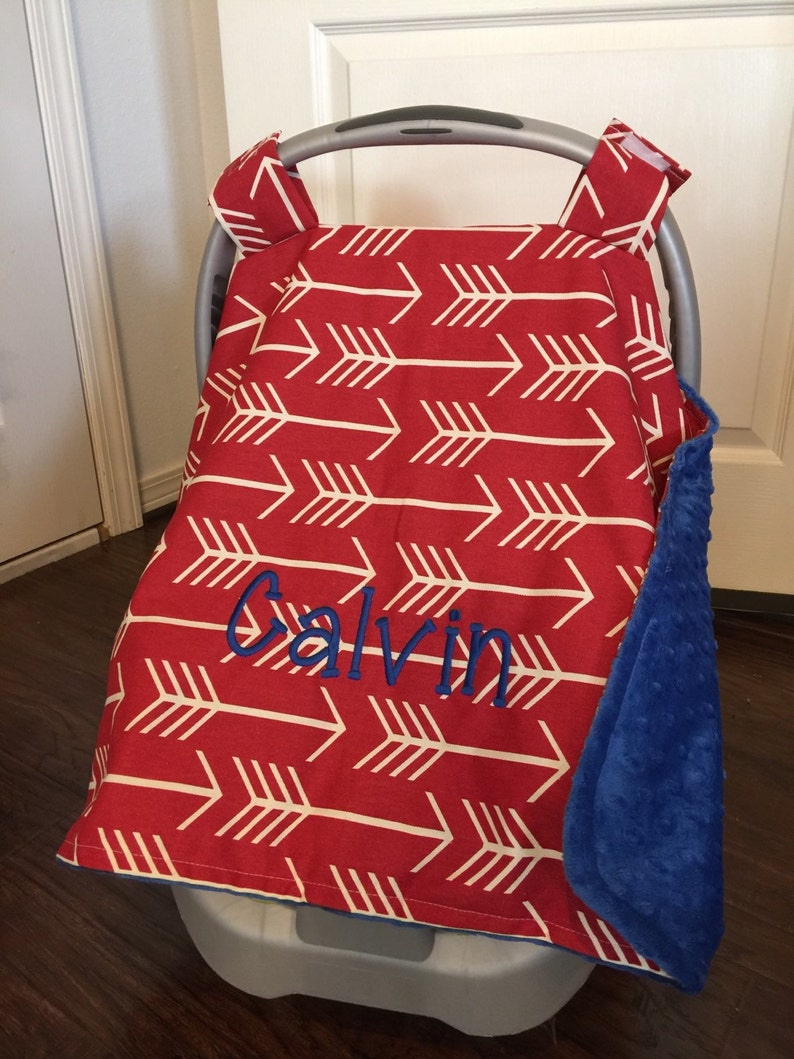 Monogram Carseat canopy Personalized Baby Boy Canopy Carrier Etsy