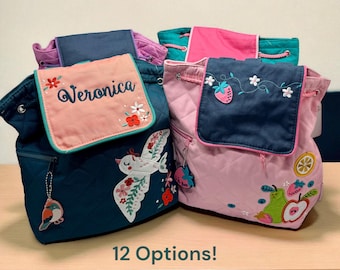 Personalized Stephen Joseph Quilted Backpack, Toddler Preschool Bag
