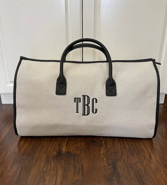 Personalized Travel Bags for Women for Men, Unisex Garment Bag Monogram Duffel  Bag, Convertible 2-in-1 Luggage Weekender, Ladies Garment Bag 