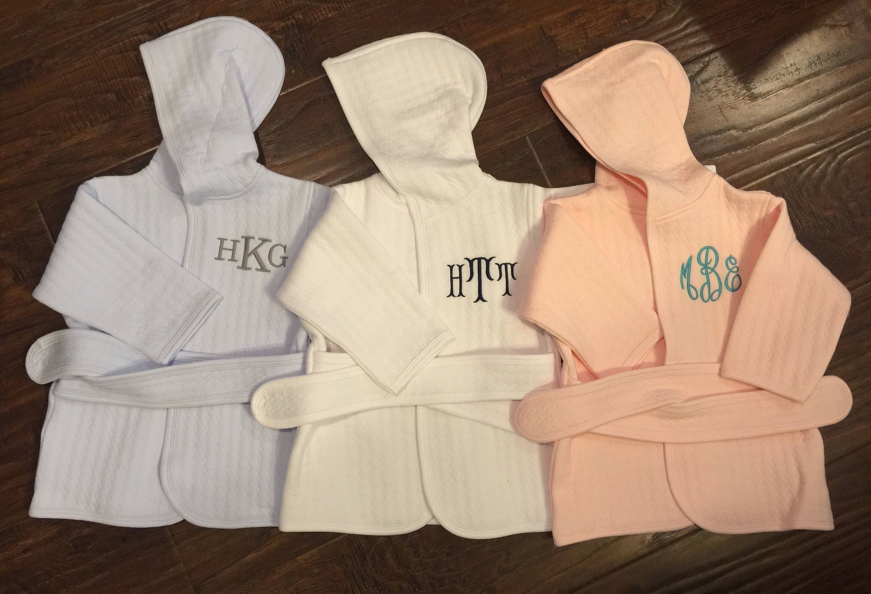 Baby Bath Robe Toddler Bath Robe Newborn Baby Gift 1st Etsy