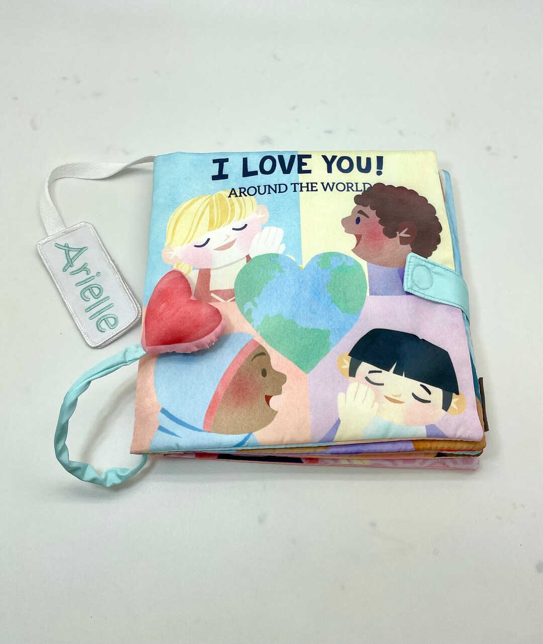 Personalized Baby Soft Book Fabric Book With Sounds Cloth Etsy