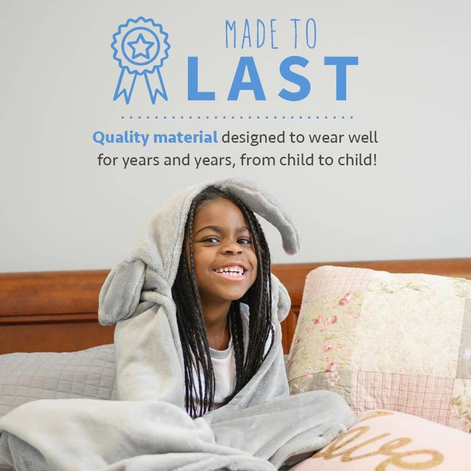 Hooded blanket for kids personalized gift unisex christmas etsy