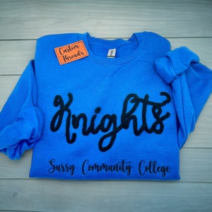 Chenille Letter Sweatshirt Team Sports Shirts Spirit wear Sports Mom Spirit Shirts Team Mom Fuzzy Letters for teacher