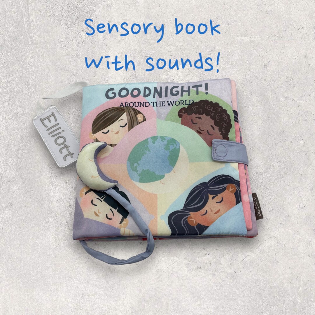 personalised soft book for baby