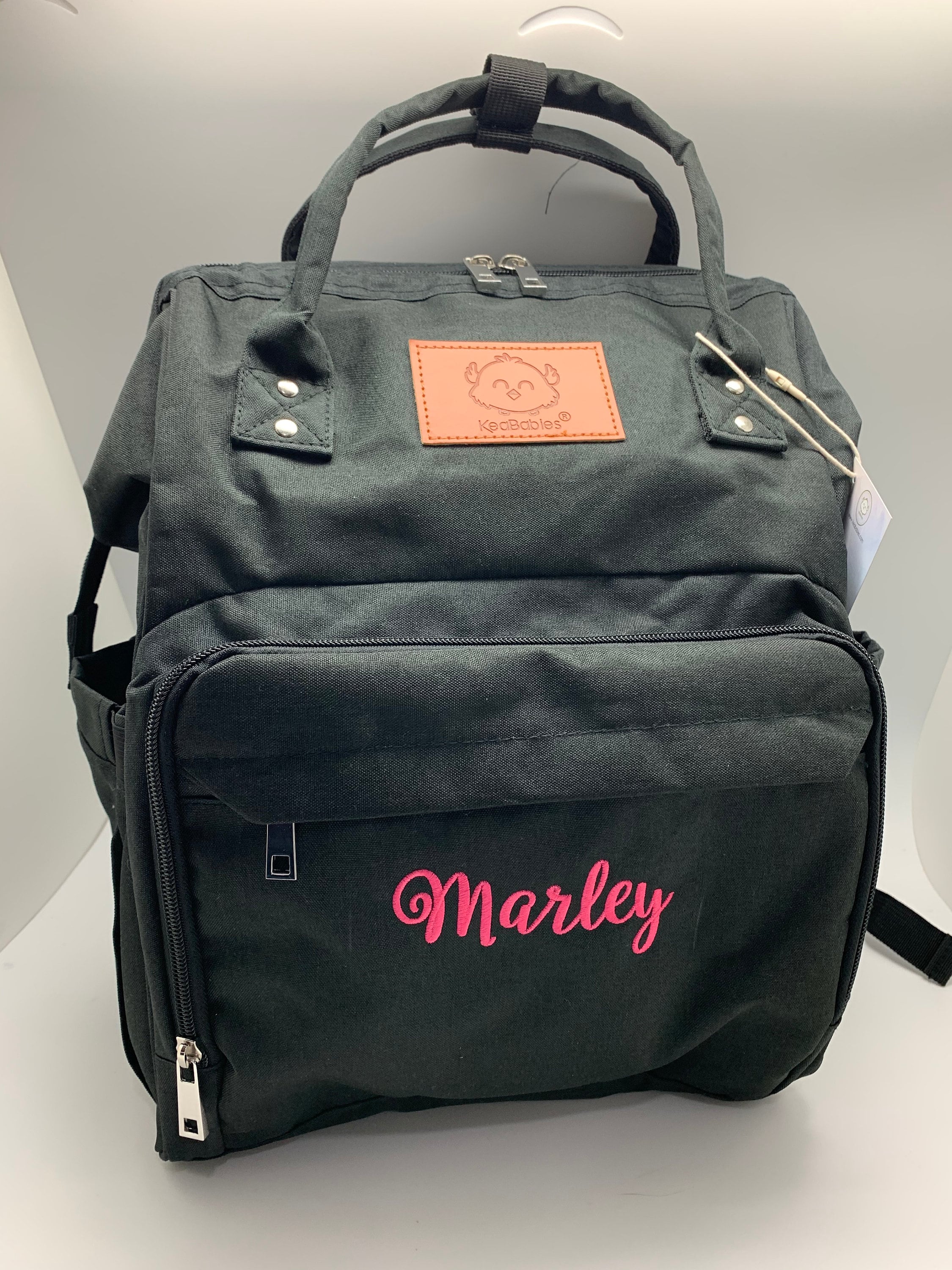 SALE Monogrammed Diaper Backpack Personalized Diaper Bag 