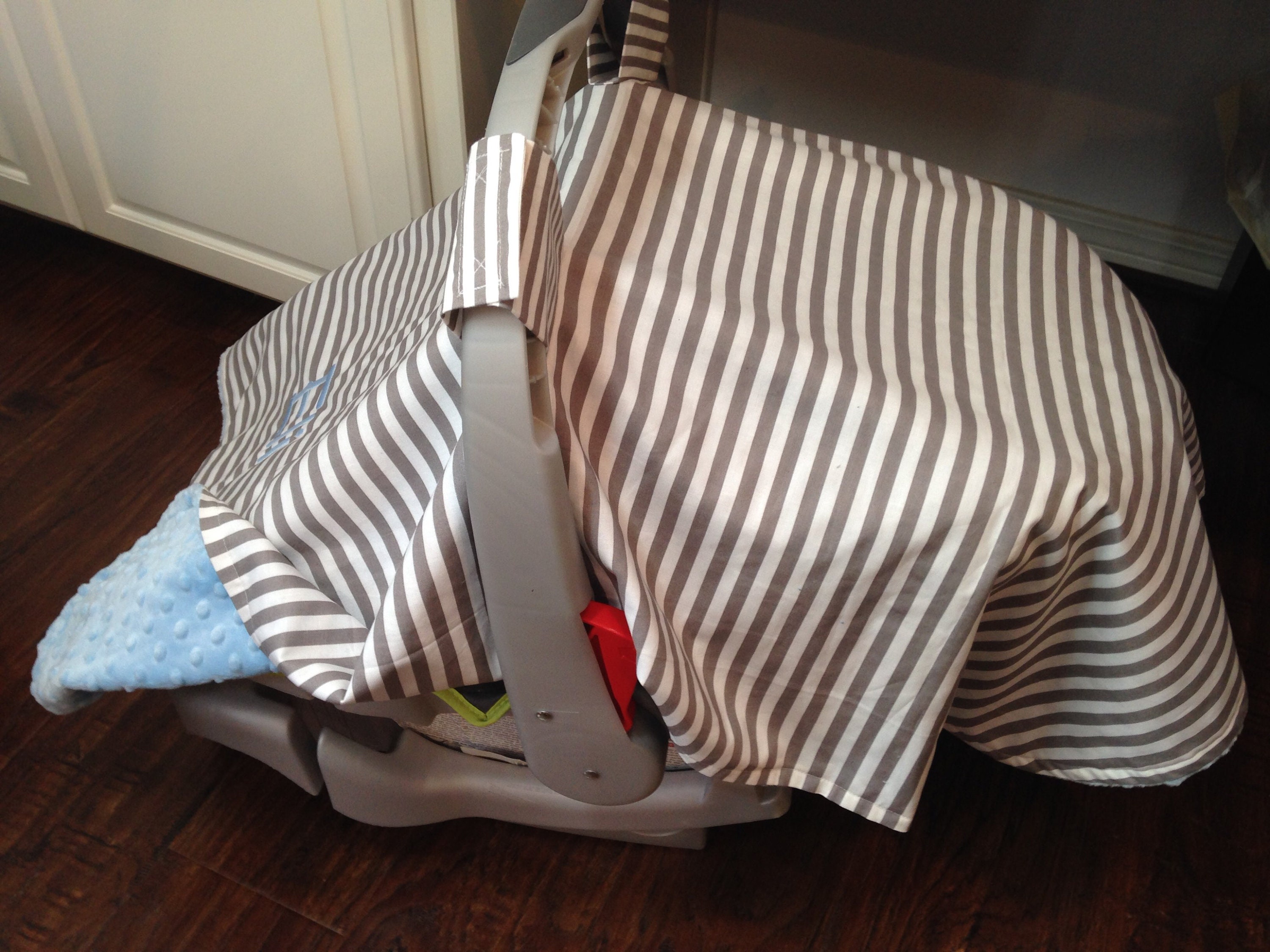 Monogrammed Baby Carseat Canopy Boy Personalized Baby Boy Car Etsy