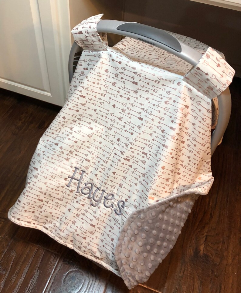 Car Seat Canopy for Girls Car Seat Blanket Personalized Baby Etsy
