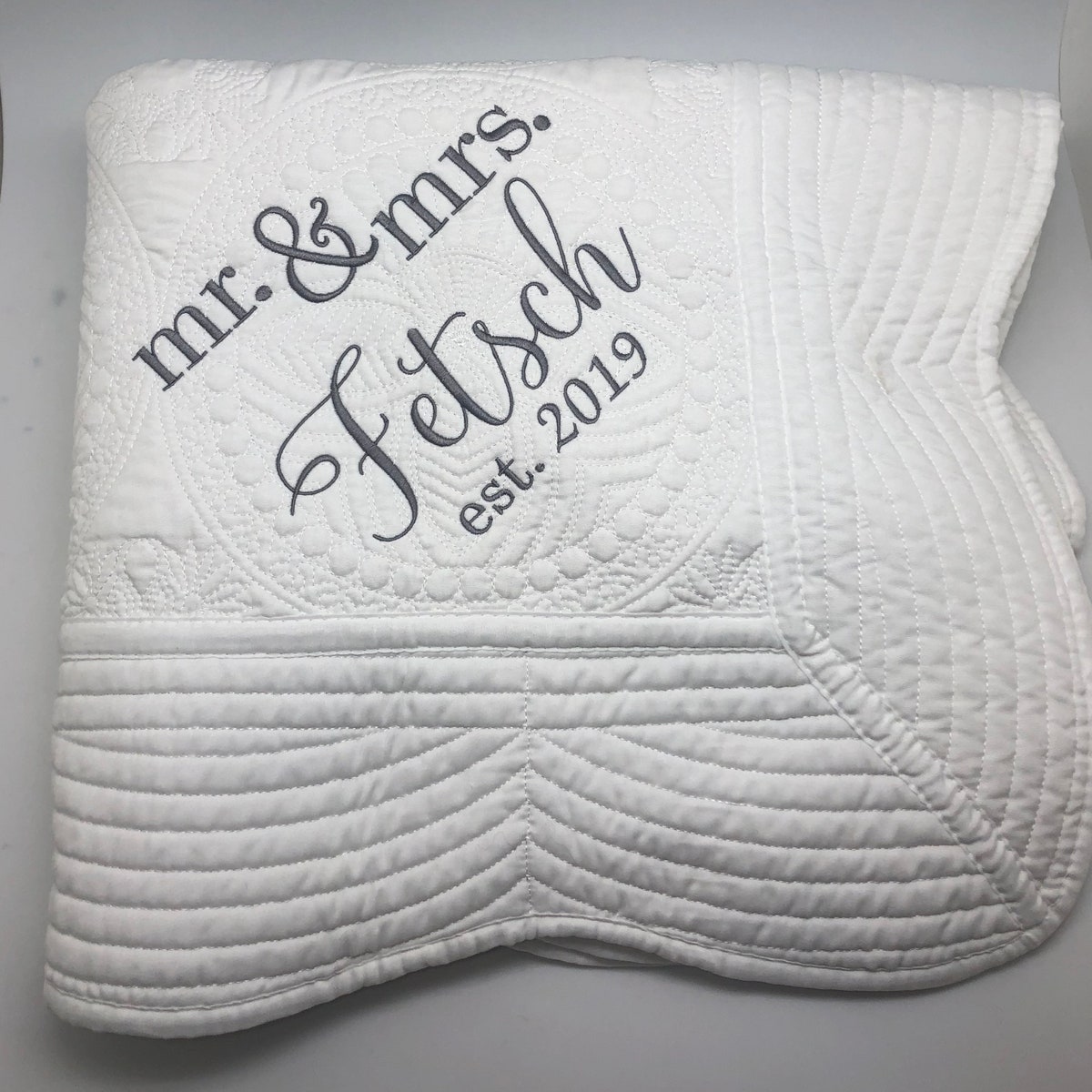 Personalized Wedding Quilt Couple Gift, 5th Anniversary Gift, Unique Wedding Gift, Custom Wedding Gift for Newlyweds, Cotton Quilt - Etsy