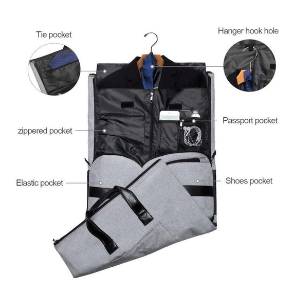 Garment bag duffel personalized gift for couples convertible bag with monogram travel bags for men for women ladies luggage duffel guys Etsy