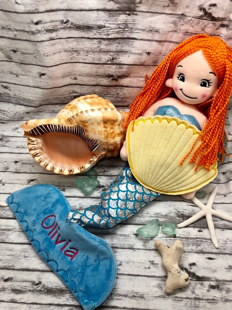 personalized mermaid doll