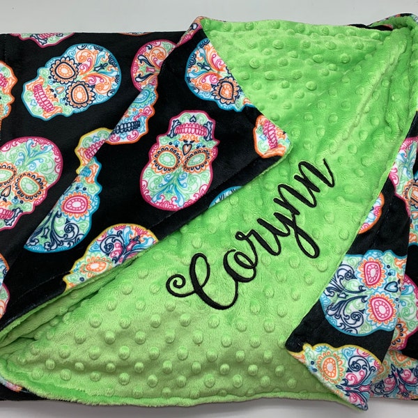 Sugar Skull Blanket