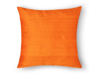 raw silk throw pillows
