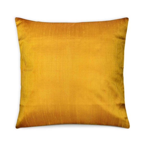 Raw Silk Pillow Etsy