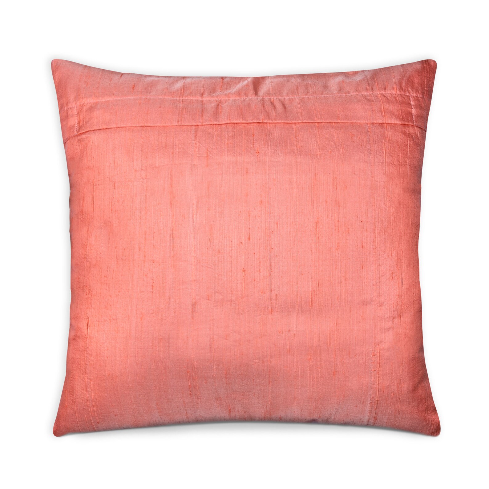 Peach Raw Silk Pillow Cover Peach Silk Pillow Silk Pillow Etsy