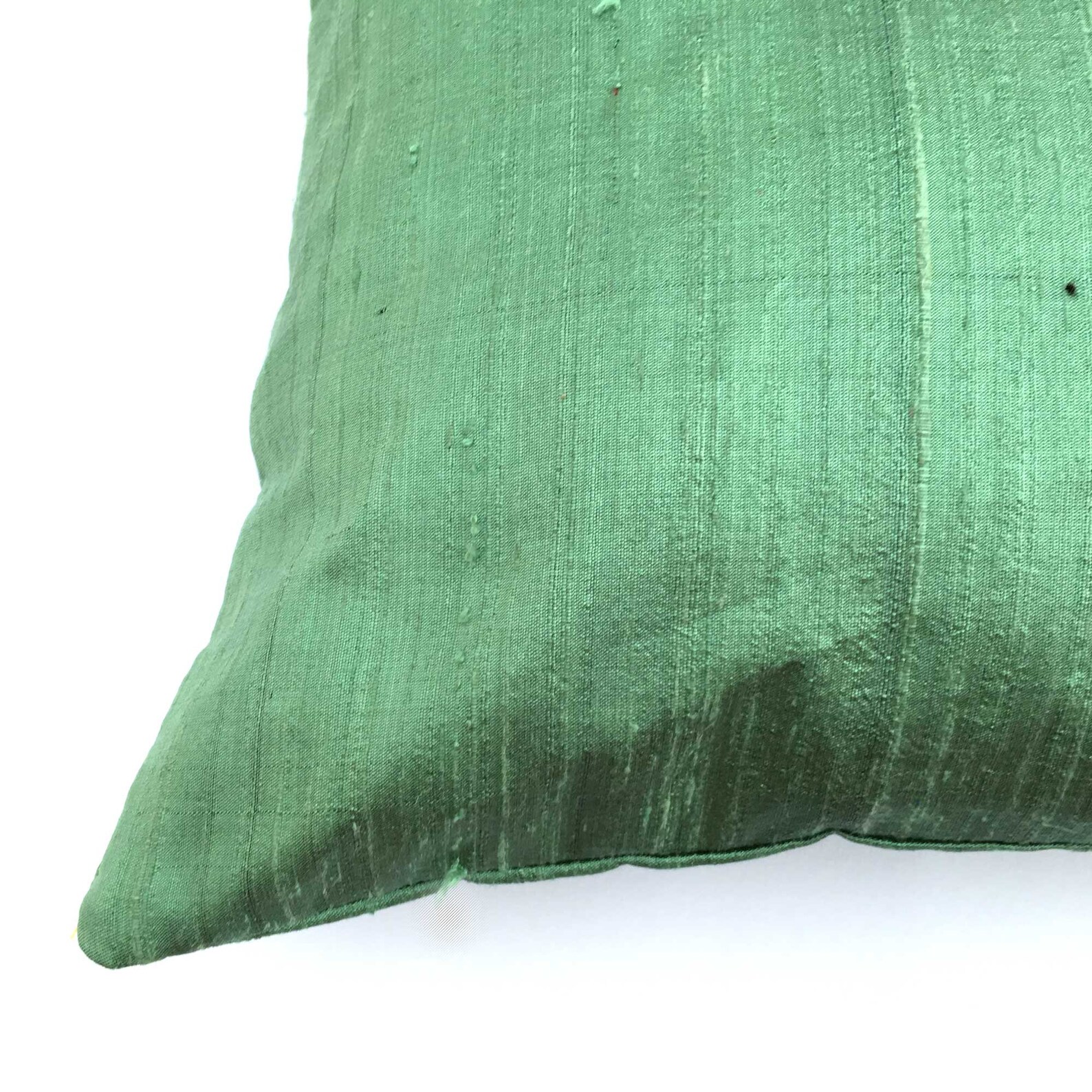 Teal Gray Solid Color Raw Silk Pillow Cover Dupion Silk Etsy
