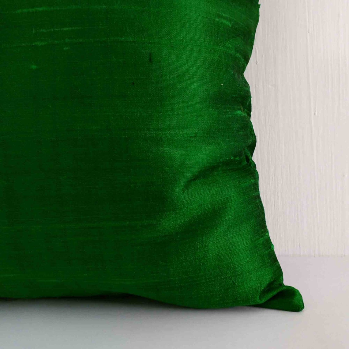 Emerald Green Silk Pillow CoverEmerald Green Silk Cushion Etsy