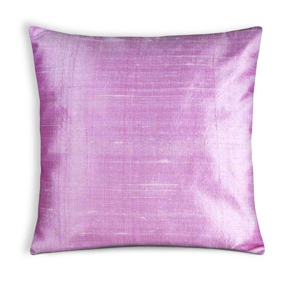Pink silk cushion discount
