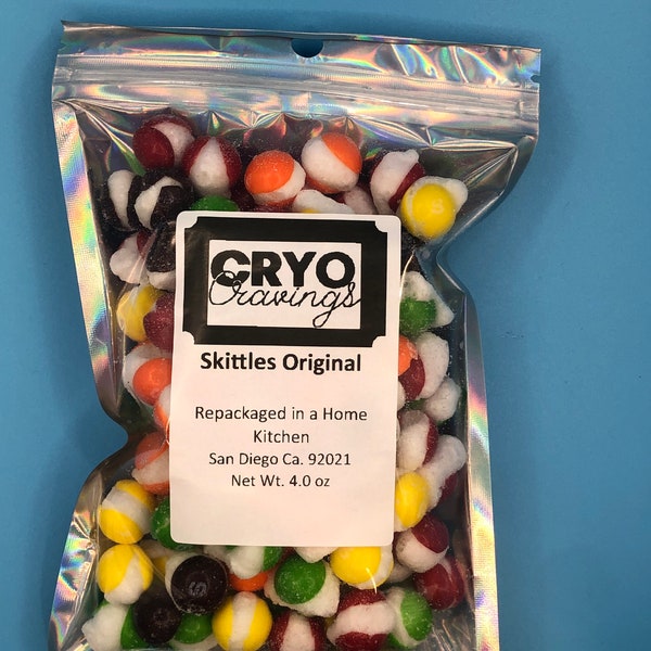 Freeze Dried Candy Labels Etsy