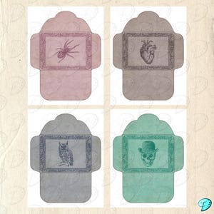 Phantom's Letters Printable Kit | Ephemera | Scrapbook | Junk Journal ...