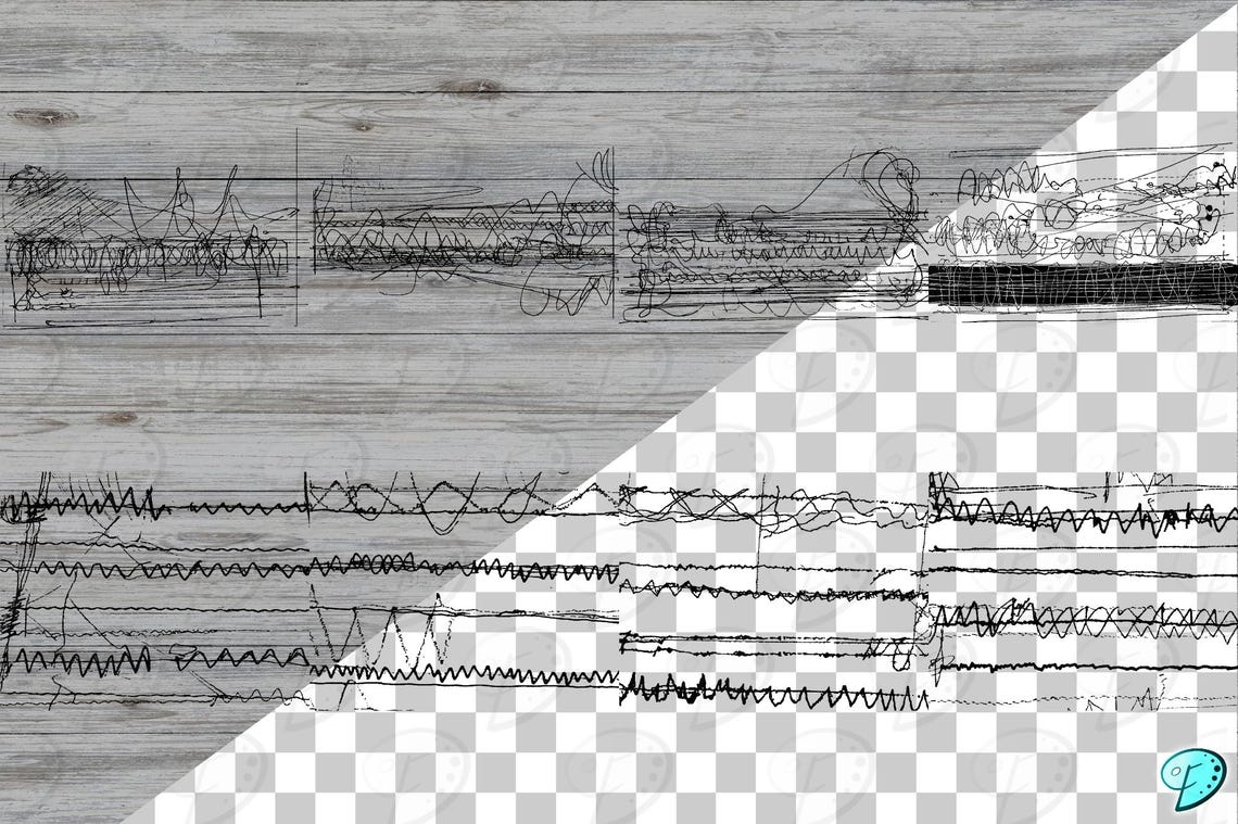 Messy Stitches Overlay Digi Stamp Bundle | Distressed | Junk Journal ...