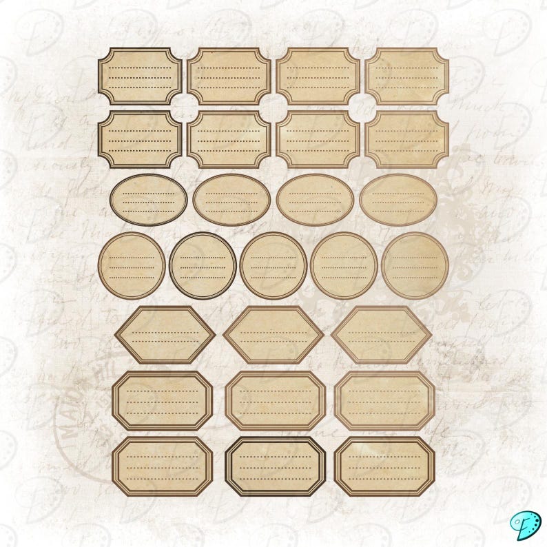 Butterfly and Insect Snippet Labels | Digital | Distressed | Junk ...