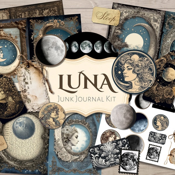 Luna Junk Journal Kit