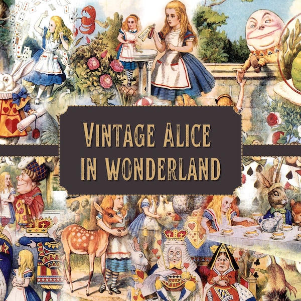 Vintage Alice in Wonderland Illustrations