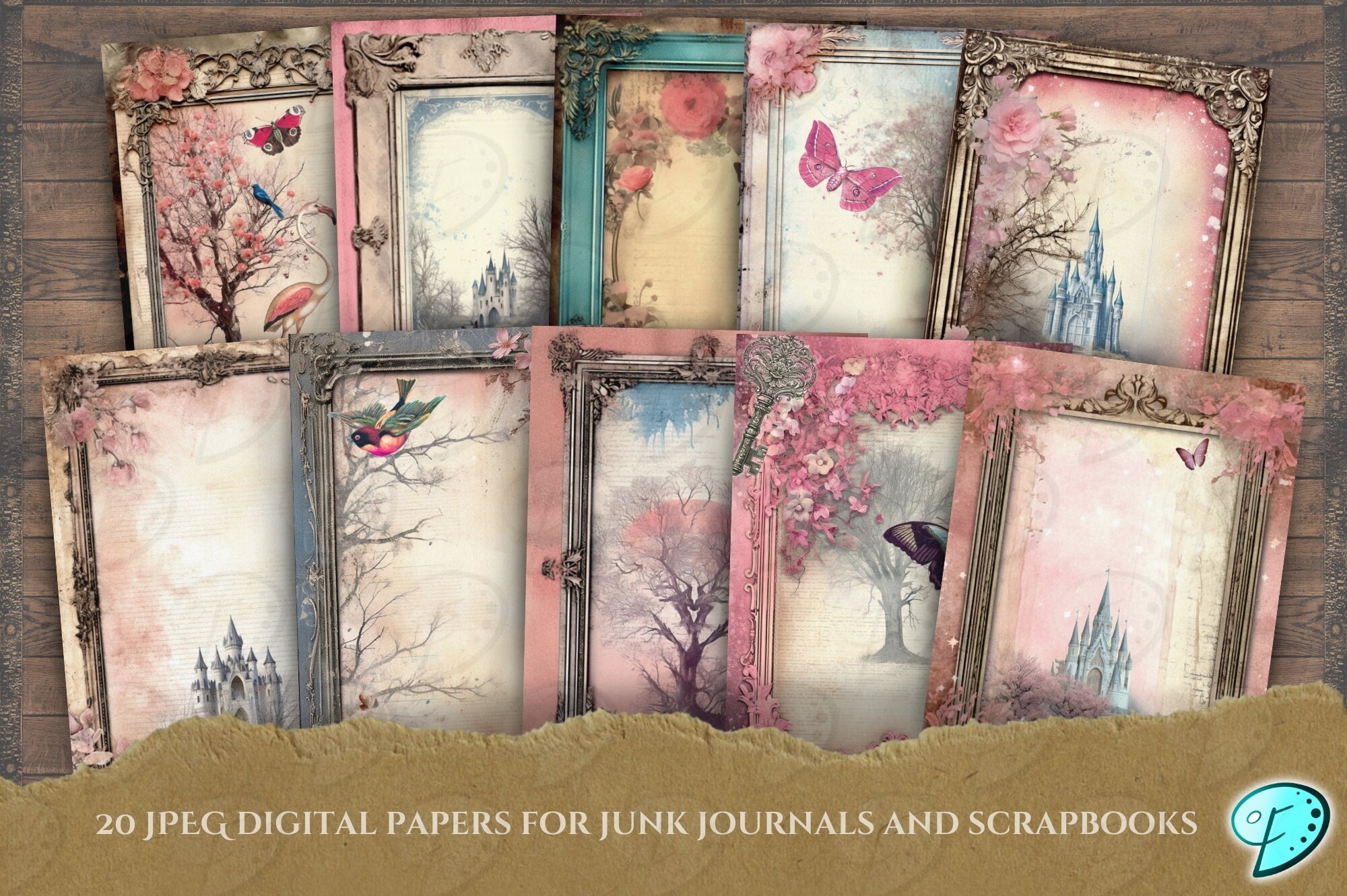 Fairy Tale Junk Journal Pages | Ephemera | Antique | Vintage ...