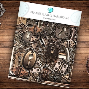 Cadres et faux accessoires éphémères | journal indésirable | album de découpures | fabrication de cartes | décorations pour cartes | embellissements découpés | fournitures | millésime