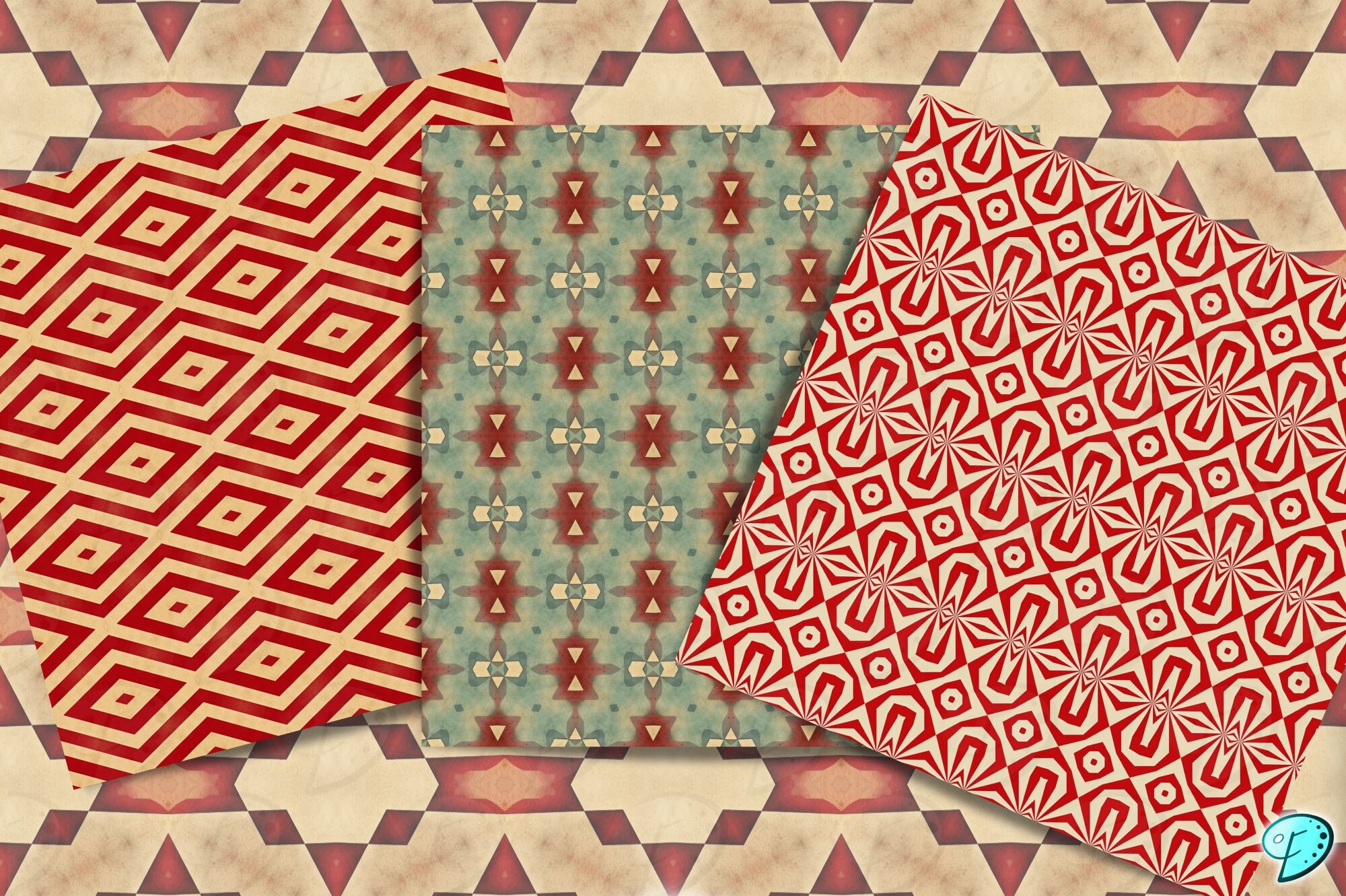 Circus Pattern Paper Pack | Ephemera | Vintage | Junk Journal ...