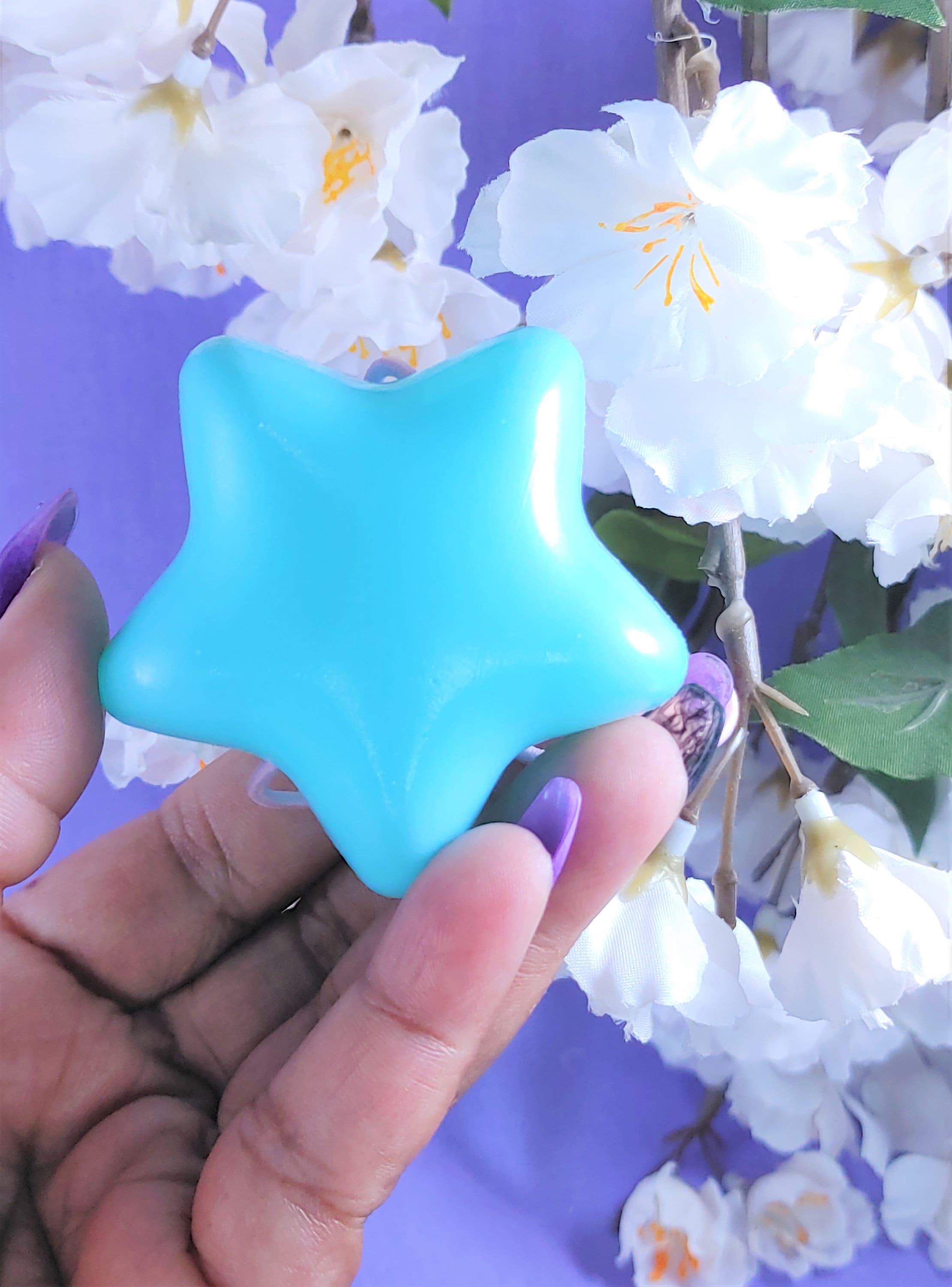 Jumbo Star Bobo Hair Ties, Double Star Hair Tie, Decora